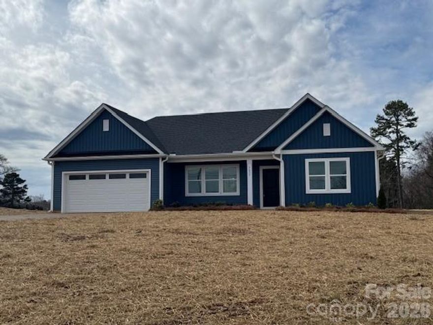 **NEW CONSTRUCTION** SITTING ON 1.72 ACRES. NO HOA.  Blending style and functionality, this home offers a spacious and open concept with an abundance of natural light.  Designer features throughout including quartz countertops, tile floors in the bathrooms and LVP flooring in main living areas.  Home offers an oversized primary bedroom with large walk-in closet, on suite with dual vanities, 5' shower with tile surround, frameless shower door and linen closet.  Abundance of storage offered in this home with a large laundry room, flex room off the laundry that could be a pocket office and a walk-in pantry.  Enjoy sitting on the front porch or rear covered porch as you look out over your property and dream of the possibilities.  Extras also include a large driveway for guest parking, finished garage and spray foam insulation to help with utility bills. Hurry before this opportunity is gone!