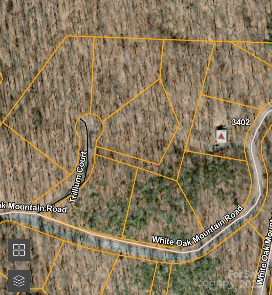 Privately located on the backside of White Oak Mountain - This Listing consists of 5 Lots for sale in a row, totaling 6.2 acres, along White Oak Mountain Rd. and down into the cul-de-sac on Trilium Ct. - this is a good opportunity to buy a set of private lots on top of the mountain!!  This is a "Package Sale" priced below tax & market value.  White Oak Mountain is located in Columbus, NC and offers a peaceful & quiet location to live, abounding with wildlife, scenic ponds, trails, and more.  White Oak is where Blue Ridge got their beginning back in the 80's, developing log cabins on the mountain. While the Mountain attracts many full time residents, it is still a very popular getaway location today... for 2nd homes & retirees!  The Association offers fishing ponds, picnic areas, a pavilion for residents to use, and walking trails. The association has a very informative website. Restrictions apply - no manufactured homes, HOA Dues, etc.