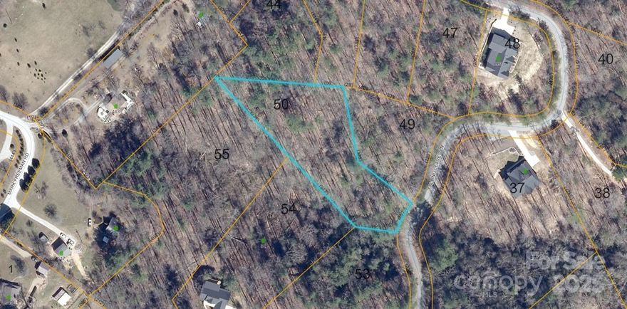 This 1.39-acre lot is located in the gated community of The Old Orchard, offering access to a clubhouse, pool, and additional community amenities. The community is conveniently situated between Hendersonville and Lake Lure/Chimney Rock and also provides access to Asheville, approximately 40 minutes away. Buyers are encouraged to consider the adjoining lot 49 as well.  The combination of these two properties would create a large private estate inside this luxury community.
