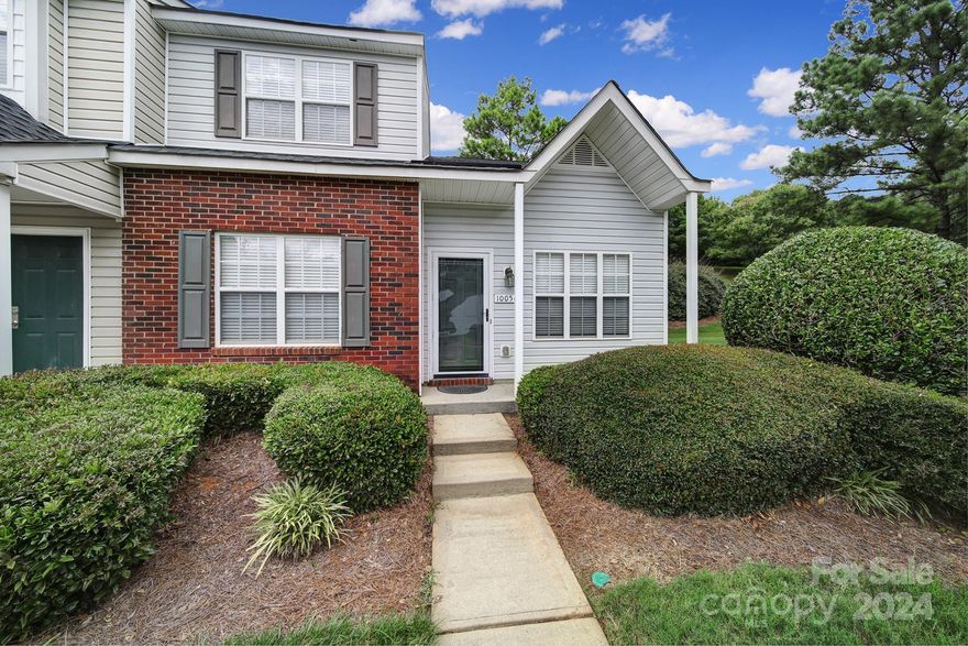 Welcome Home to your beautiful townhome in the heart of the University area.  This gorgeous townhome has fresh new paint throughout and has new laminate wood flooring throughout the main level.  It is a highly sought after end unit, and a single owner home that has been meticulously well maintained.  Located in the University Heights subdivision your future home is just minutes from UNCC.  With easy access to I485, I85, and the Blue Line Light Rail it makes any commute a breeze.  Close to a plethora of restaurants, shopping, entertainment, and Reedy Creek Park for the nature lovers there is literally something for everyone nearby.  The main level boasts a desirable Primary Bedroom with en suite Bath.  The kitchen has plenty of counter and cabinet space for those who enjoy preparing a home cooked meal.  Upstairs you will find 2 additional Bedrooms with ample closet space.  The HVAC is new and replaced in 2023.  Don't let this amazing opportunity pass you by schedule your showing today!