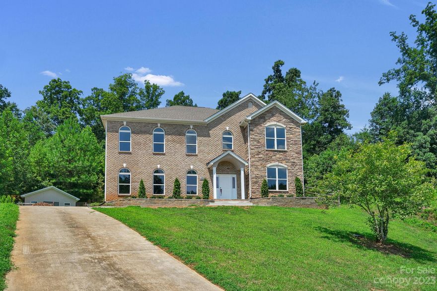 Come and see this COMPLETELY RENOVATED home in the highly sought after location in Fort Mill school district. This better than new home has intricate details with stunning arch windows and crown molding throughout. You will be greeted by brand new LVP flooring as you walk into a spacious great room, new designer light fixtures and first floor office. The gourmet kitchen has NEW APPLIANCES including a dual range stove top with a range hood, quartz countertops and new soft close cabinetry.  Guests can enjoy a spacious guestroom with a full bathroom ALL on the main floor! Heading upstairs, you will enjoy oversized bedrooms and a HUGE bonus room all with new carpet. The 2nd floor laundry room has great extra space with cabinetry. The primary bedroom has a grand walk-in closet with a boastful stand-alone tub, and a walk-in tiled shower. Once outside, you will notice a large shed for storage and a paved patio all set for entertaining.  The home also includes a BRAND NEW roof and gutters.