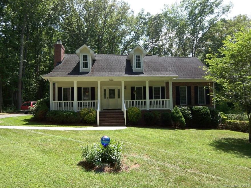 Rare Find!  Custom Built, 3BR, 2BA, Brick Ranch on Over 1 acre, with Full Walk-Out, Heated & Cooled, unfinished basement. Recently Remodeled. Looks like new! Beautiful landscaping. You'll love the rocking chair front porch! Desirable area.  5 min to Northlake Mall. 15 min to downtown Charlotte. Quiet neighborhood. Large 13x20 Sunroom.  Large Master with trey ceiling and walk-in closet. Brick Fireplace in Living Room. Open floor plan. 3' doors, Handicapped accessible.  Storage Building.  No HOA. One Year Home Warranty!