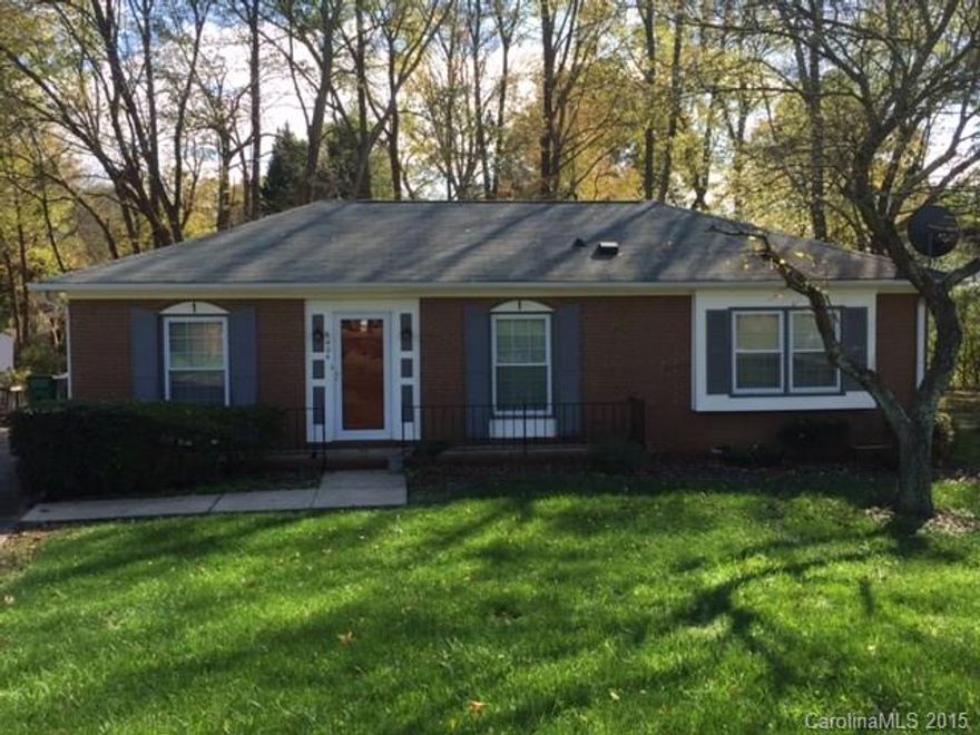 All brick ranch on fenced wooded large cul du sac over .5 acres!