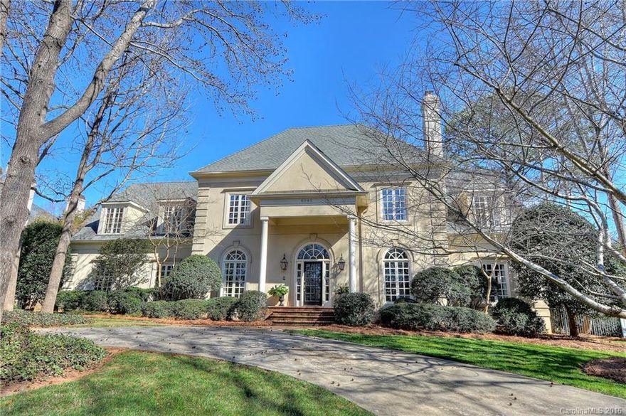 Custom executive home meticulously maintained with lots of updates including Italian marble countertops, new SS appliances in kitchen including double ovens, gas cooktop. HW floors in large main level master, large walk-in closet. Spa bath has vaulted ceiling with skylights, soaking tub, custom tiled shower. New HVAC's (3), new paint! Large screened porch overlooks salt water gunite pool & extensive patio! Pool house w/updated bar, full bath, covered seating area with outdoor fireplace & grill.