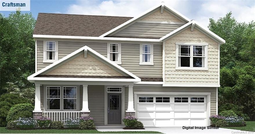 Beautiful 2-story Craftsman home! Upgraded flooring, counter tops and lighting. 3 bedrooms, 2 1/2 baths with fireplace, loft and gas stove in the kitchen! Come visit!