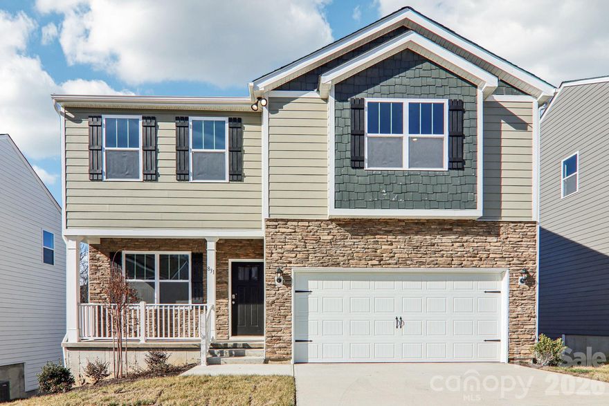 Welcome to Rydele Heights, our newest community North of Asheville. Conveniently located 5 minutes from Downtown Weaverville, with local shops, cafés, and restaurants. Nearby are Lake Louise Park and Beaver Lake which both have walking trails surrounding them. This popular floor plan features a flex space, as well as 3 bedrooms and a loft on the second floor. The kitchen welcomes you with a chef’s island, beautiful countertops and ss appliances. Primary bedroom is large enough to accommodate any furniture size or style and includes a generous walk-in closet. Bedrooms 2 and 3 are oversized, with walk-in closets of their own and offer plenty of space for everyone. Smart home package included. *Home features are subject to change without notice. Internet service not included. Sq footages are approximate*