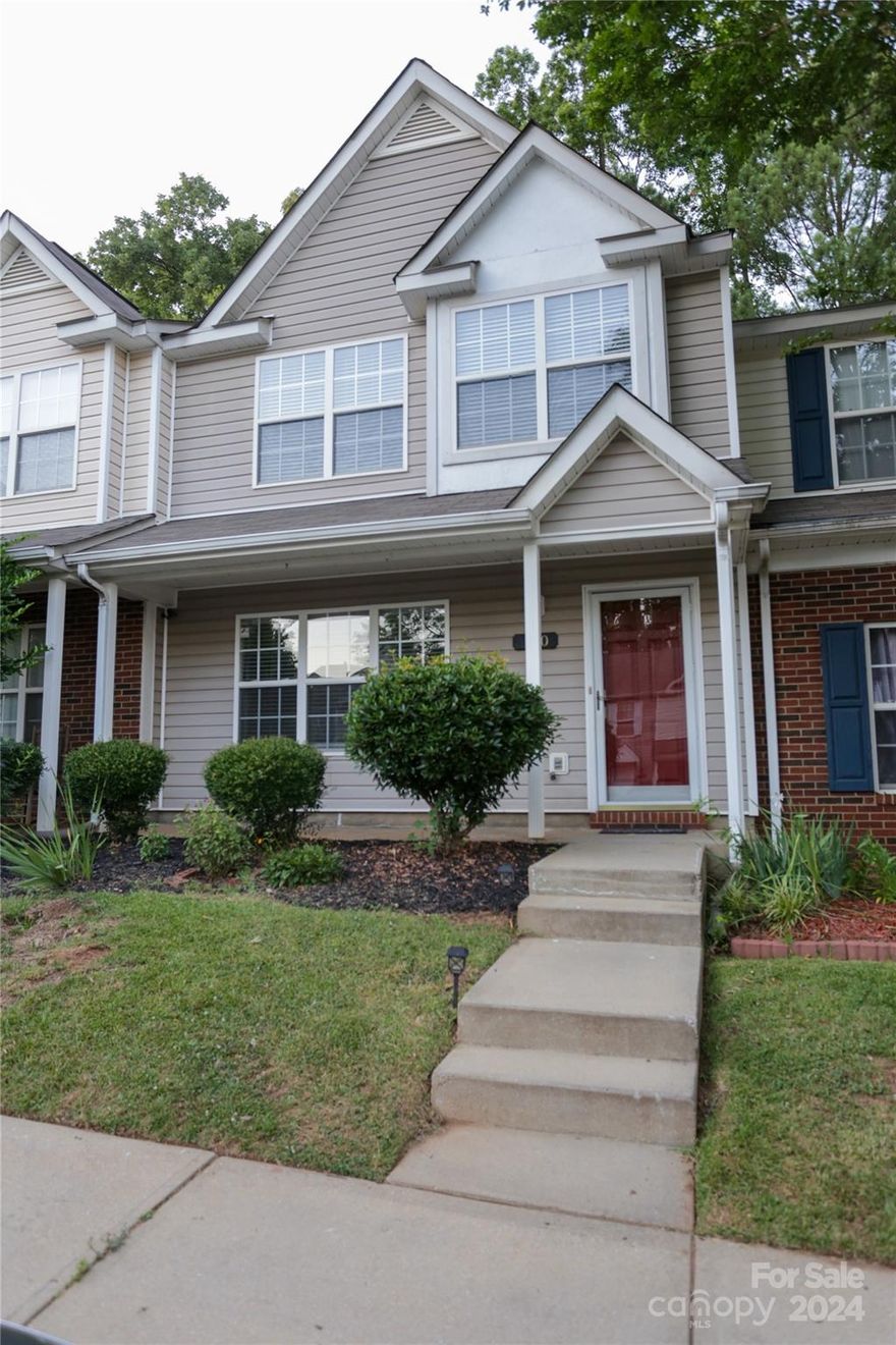 Fabulous townhome in Fort Mill. New gas furnace and gas water heater in 2019, newer roof. Great kitchen with a work island/bar, pantry and stainless-steel appliances. Fridge, washer and dryer are included! Spacious great room and dining area, laundry room on the main, all bedrooms located upstairs. Just a quick walk to the pool. Close to many wonderful shopping and dining options and currently zoned for Fort Mill Schools. This home is a vacant and move-in ready!