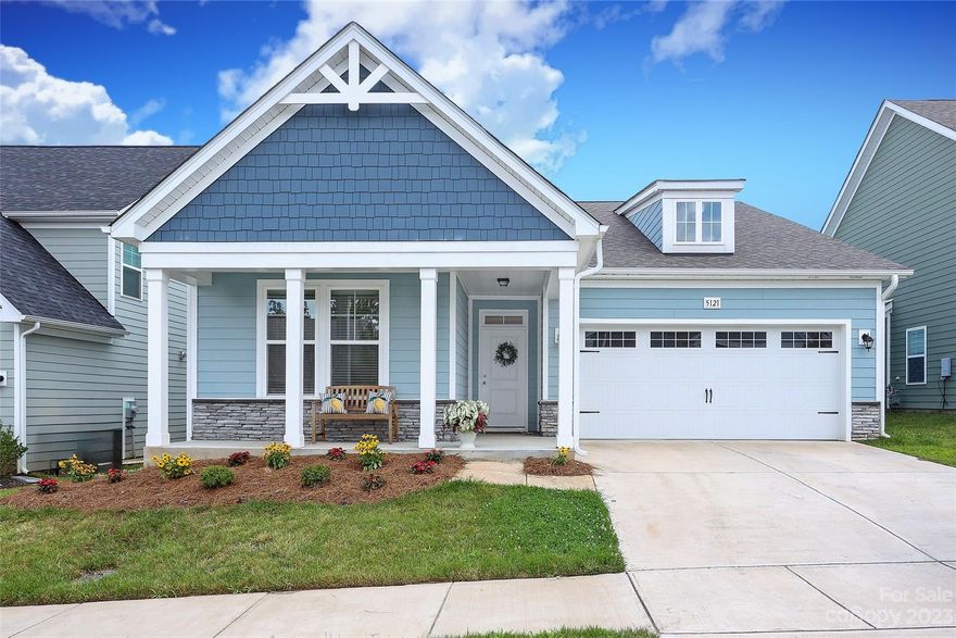Don't miss out on this beautiful, fully loaded ranch home in the desirable and amenity filled neighborhood of Kellswater Bridge! This home has it all, from a covered front porch, covered back patio all pre wired for your outdoor entertainment, fenced back yard, gourmet kitchen with granite countertops, double oven, huge farm sink, oversized island with breakfast bar, white kitchen cabinets, 6 burner gas stove, large pantry, and built in 5 speaker home theater system! New Lowes Food coming that will be at the end of the subdivision. Less than 15 minutes to Afton Village, restaurants, shops, Kannapolis Cannonballers stadium, I-85 and Concord Mills. The HOA includes Hotwire (internet, TV and phone), gym, multiple sports courts, Club House, covered picnic area, outdoor pool with splashpad, and additionally Northwest Cabarrus swim club right next door!