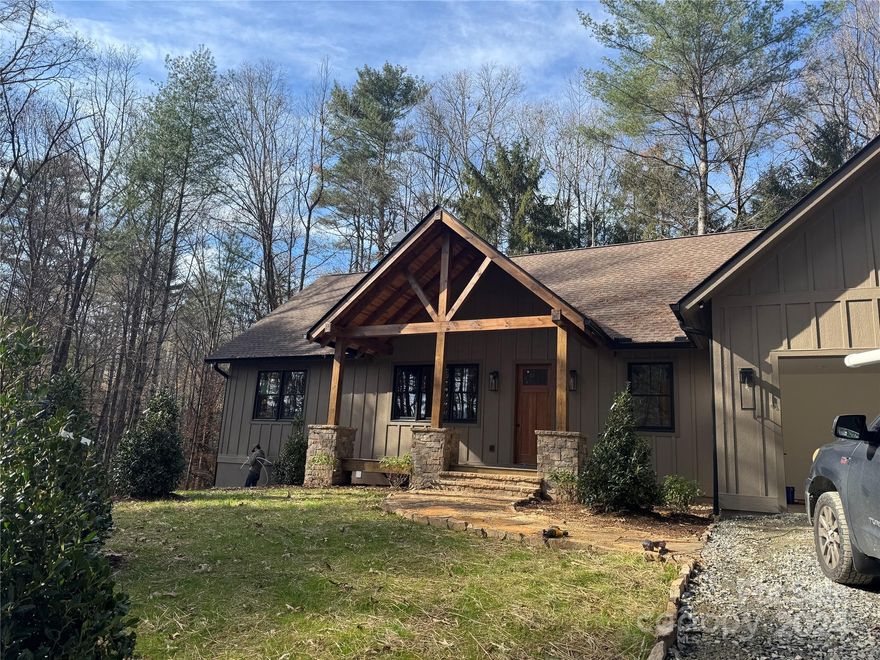 Built by the highly respected Joe Bryson Construction, this brand-new 3-bedroom, 2-bathroom home blends modern comfort with natural beauty. The thoughtfully designed layout offers an open living area, where a cozy fireplace invites relaxation, perfect for quiet nights or entertaining guests.