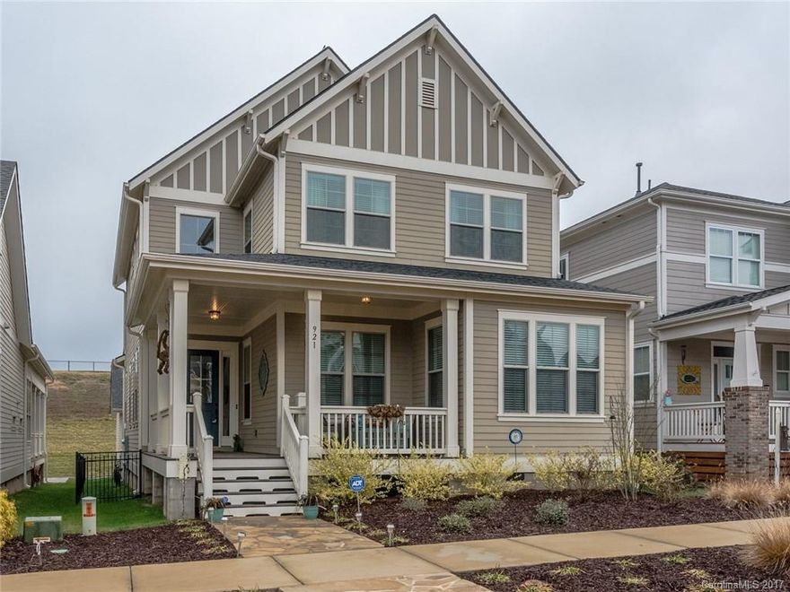 Fabulous home located in highly desirable community of Riverwalk. Site finished hardwoods. Master Suite on main with sitting room. Master bath has dual vanities, garden tub, & walk-in closets. Kitchen features upgraded 42" white cabinets, granite, SS appliances, kitchen island & breakfast bar. Loft & office upstairs with 2 additional bedrooms & 2 full baths. Nicely landscaped with patio pavers out back & fenced in yard. Close to the walking trail, river & kayak launch, restaurants and shops!