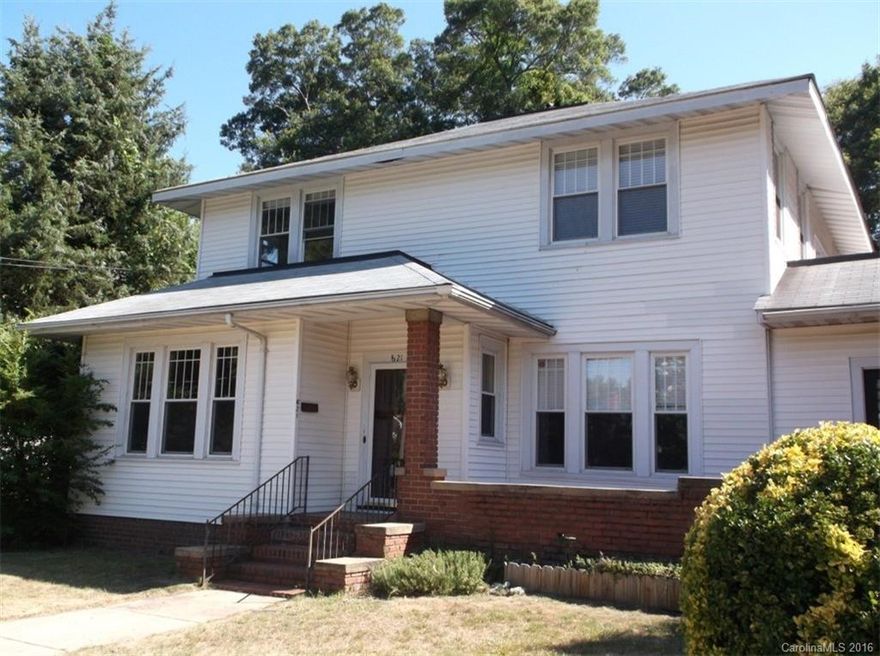 This one is a beauty!   5 bedrooms 2 1/2 bath with master down, gorgeous refinished hardwoods, new carpeting in bedrooms upstairs, Freshly painted throughout, new kitchen appliances, the sweetest breakfast area with built-in seating and cabinetry, separate dining room, living room and even a small office!  Separate detached garage with storage as well!  Better hurry!  This one will not last!