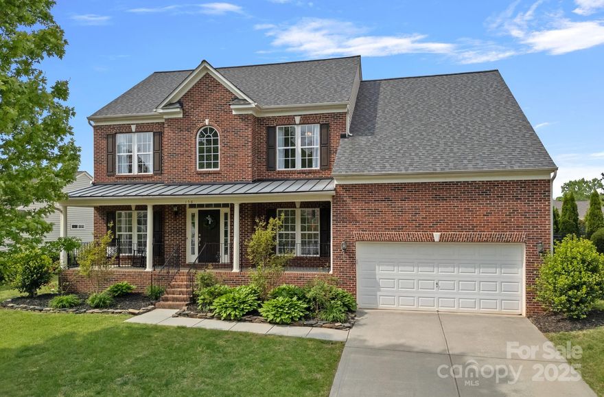 This stunning home features an open, airy floorplan perfect for modern living and entertaining. The spacious kitchen features granite countertops, stainless steel appliances, and flows seamlessly into expansive living and dining areas. With tons of room to host gatherings inside and out, the home includes a large saltwater pool ideal for relaxing or entertaining, plus a covered front and back porch for year-round enjoyment. Stylish, functional, and full of natural light—this home has it all.