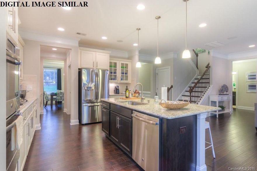 The gorgeous "Hampshire", 4 bedrooms & 3 full bath... one of those bedrooms & full bath is on the main level lending itself to the perfect guest suite or home office! Open layout, kitchen on-looks the great room... Lovely dinning room with great natural light. Best of all, is the oversized rec room located on the second level. Great owners suite with sitting room attached along with an oversized walk-in closet... Another must see! Add it to your list!!!