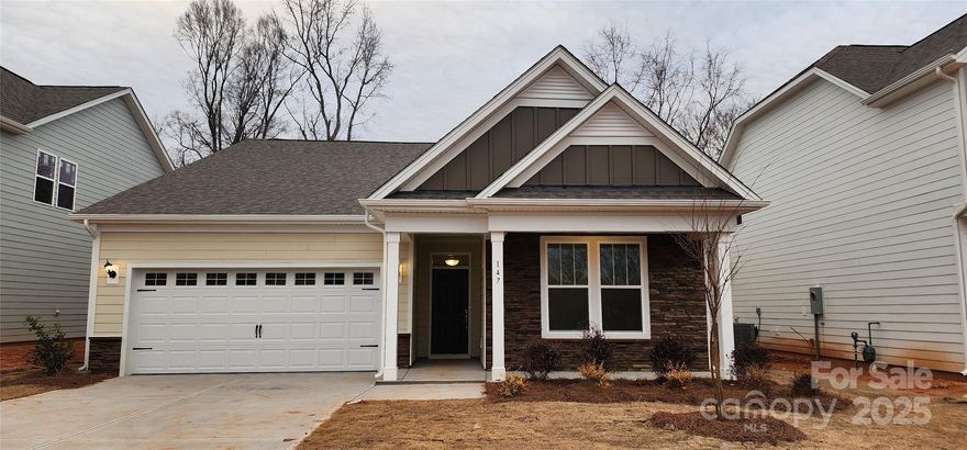 Brand new community in the up and coming area of York, SC. McFarland Estates offers beautifully designed floor plans that includes Hardie® Color Plus siding with designer accents and extensive brick or stone front elevations. This unique community is nestled in a serene location that is conveniently located to shopping and dining. 

The Belair II floorplan is a thoughtfully designed 1.5 story home offering three bedrooms and two bathrooms on the main floor. A spacious great room that flows effortlessly into the kitchen and dining area with a bay window, making it an ideal setup for hosting friends or family gatherings. The private primary bedroom is complete with an en-suite bathroom and walk-in closet. Upstairs, a generous sized loft with a full bathroom offers flexibility within that space. With its efficient layout and dedicated spaces for relaxation and entertainment, the Belair II stands out as a home that caters to both your everyday living and special occasions.