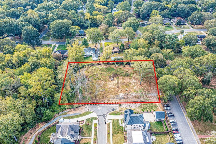 Beautiful cleared level acreage in the heart of one of the most popular areas in Charlotte. Fully approved development for residential build lots, including site plan, construction, and city water & sewer. Only minutes to uptown Charlotte in the heart of Cotswold, this rare opportunity doesn't come along often. Private lots with mature hardwoods...property is close to shopping, dining, and all the life needs that make this area highly sought after.