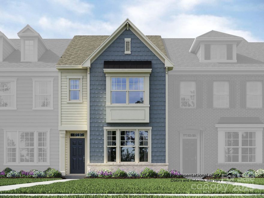 The Jordan is a new two-story townhome that showcases a modern design. The first floor features an open-plan layout for its main living area that includes a family room, modern kitchen and breakfast nook. The owner’s suite is at the back of the home for added privacy. The second floor offers a centrally located loft that adds shared living space and two secondary bedrooms that both have walk-in closets.  Plus, our signature Everything's Included program means you will get quartz or granite kitchen countertops, subway tile backsplash, ceramic tile, and luxury vinyl plank flooring at no extra cost! Elizabeth is a sought-after master-planned community located in the heart of Fort Mill, offering 7 collections of new homes. This community offers close proximity to highly rated schools, dining and recreation, and it's conveniently located just 19 miles from uptown Charlotte.