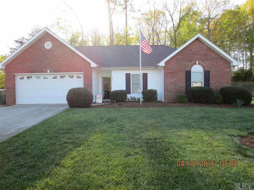 Do not miss this beautiful, well cared for home.  Maintenance free exterior, spacious kitchen, bonus room with vaulted ceiling and 1/2 bath, vaulted ceiling in living room with fireplace and gas logs, arched doorways in common areas, trey ceiling in master bedrooms with dual sink vanity and walk-in closet.  Enjoy the beautiful landscaped yard on the patio off of the bonus room.  Concrete pad to the side for a basketball goal.  Kitchen appliances are offered to remain.  Laminate and tile flooring throughout the home with no carpet.  HOA fees are $60/year.