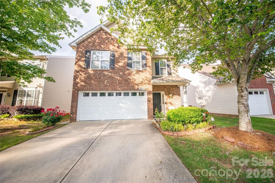 This 3 bedroom, 2.5 bath house with a 2-car garage will make you fall in love with the area. Features an open floor plan, kitchen bar seating, and living room fireplace. Relax in the master suite with a soak in tub and walk-in closet.  This community features an outdoor pool and playground, and it is in a very desirable area that has easy access to shopping and highways. Must see!