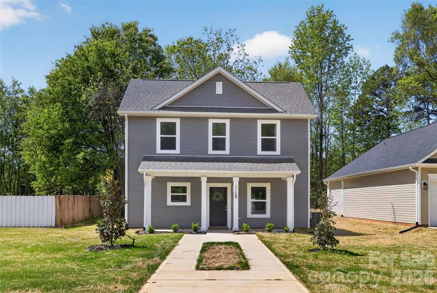 This newly built two-story home delivers modern comfort in a convenient west Charlotte setting. Designed with both style and practicality in mind, the floorplan offers three bedrooms and two-and-a-half bathrooms, creating a layout that works well for everyday living and entertaining alike.

The main level features a bright, open design where the kitchen flows effortlessly into the dining and living spaces. Stainless steel appliances, contemporary finishes, and generous counter space make the kitchen both functional and inviting. Upstairs, the primary suite provides a relaxing retreat with a private bath and ample closet space, while two additional bedrooms offer flexibility for guests, a home office, or hobbies.

Situated near Moores Chapel Road with quick access to I-485, this location makes commuting to the airport, Uptown, shopping, and dining simple and convenient. Enjoy the appeal of a brand-new home within an established neighborhood setting that continues to see thoughtful growth. Photos are representative of a similar home; final finishes may vary.