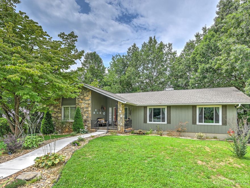 Welcome Home! Close to UNCA, shopping, restaurants, groceries, Weaverville and downtown Asheville this home is convenient to everything. The layout is thoughtfully designed to enhance your everyday living experience. The airy living room with skylights and vaulted ceilings invite you to unwind. A newer roof, water heater, furnace, and windows make for worry free living for years to come. The three season room feels like a treehouse and is perfect for enjoying your morning coffee on those cold winter mornings.  Don't miss out on this great home that has something for everyone!