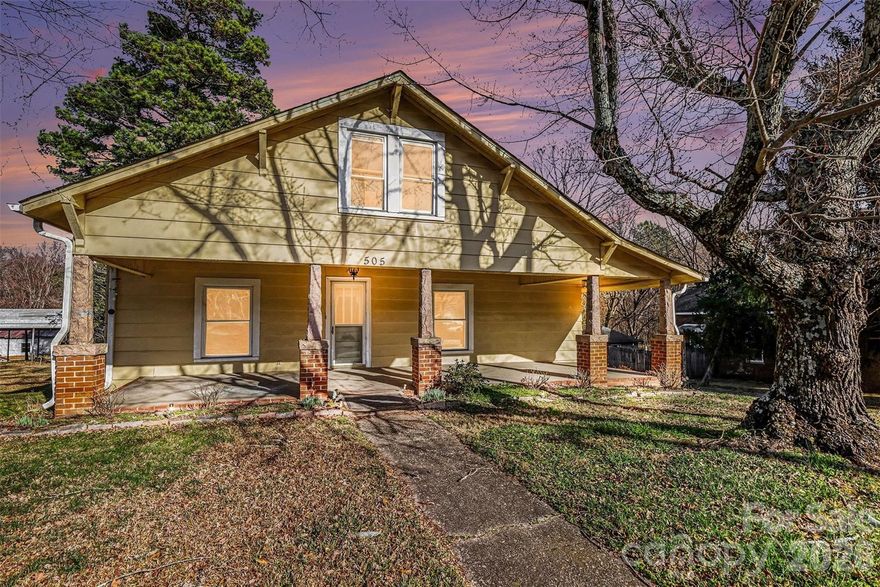 IT’S BACK!!! This one has Character! Built in 1900, you will love the 10 ft ceilings, built-ins, two wood stoves, and the hardwood flooring that has been preserved. Spacious 3 bedrooms and 2 full baths plus a kitchen with abundant cabinets, spacious countertops.. Enjoy the day on the large covered front porch that will accommodate swings, hammocks, or your favorite patio furniture. The whole house has just had a fresh coat of paint as well. A bonus/flex space upstairs has lots of storage space and is conditioned. This home has had its windows replaced (2016), roof replaced (2017), and an updated primary bath (2019) plus 2 mini-split systems have been installed.