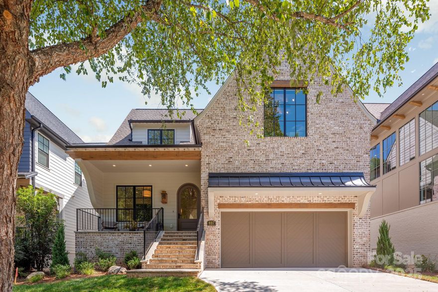 Welcome to 4017 Ridgecrest Drive, a stunning new build by Pike Properties, where timeless architecture meets modern comfort and uncompromising craftsmanship. From its stately exterior to its refined interior, this residence embodies the perfect blend of beauty, quality, and function.

Step inside to find elegant arched openings, thoughtfully framed views, and an open, flowing layout designed for both everyday living and entertaining. The chef’s kitchen anchors the main level with premium appliances, designer lighting, and custom cabinetry. Adjacent spaces include a formal dining room, inviting family room, private office, and a full guest suite—ideal for visitors or a second workspace.

Upstairs, the primary suite is a serene retreat featuring a spa-inspired bath and a spacious, custom-designed closet. Two additional guest bedrooms, a versatile bonus room, and a convenient laundry area complete the upper level—each crafted with comfort and livability in mind.

But what truly sets this home apart are the hidden details—features that define a Pike-built home:

White Oak Flooring: True Level-1 white oak hardwoods, site-finished (not pre-finished) and coated with a low VOC water-based polyurethane. The final coat is applied just before move-in for a pristine, lasting finish.

Pella Aluminum-Clad Windows: Chosen for superior quality, performance, and best-in-class warranty—never vinyl.

Superior Building Envelope: Wrapped in ZIP System sheathing for unmatched energy efficiency and moisture protection. Beneath your feet, Advantech subflooring offers durability, sound reduction, and resistance to bowing or creaks over time.

Conditioned Crawlspace: Fully sealed and equipped with a dehumidifier for added air quality and long-term protection.

Technology & Connectivity: Pre-wired for surround sound (living room, back porch, and bedroom) and CAT6 ethernet throughout.

Custom Cabinetry by Local Craftsmen: No box cabinets here — every cabinet is built to order, including white oak chevron mudroom panels, a custom dog bowl station, and solid oak shelving in the office. These are Painted locally for a flawless, durable finish that can be serviced for years to come.

Premium Fixtures & Warranty: Appliances, lighting, water heaters, and plumbing fixtures are all sourced through Ferguson—providing centralized warranty coverage and trusted service even beyond standard terms.

Signature Trim Work: Every window, cased opening, and door—including garage windows—is fully trimmed with Pike’s signature large-profile moldings.

Solid Core Doors: For a substantial feel and acoustic privacy throughout.

Garage Door: At Pike we opt to use a handcrafted solid Hemlock wood door with a custom chevron pattern and rich stain finish versus a lower costs fiberglass option.

Plumbing: A full Delta Brizo package—chosen for aesthetics and design consistency, not builder discounts.

Lighting: Statement lighting throughout from Visual Comfort, Arteriors, and Regina Andrew, plus a copper gas lantern (hand made in South Carolina) welcoming you at the entry—fixtures typically reserved for custom homes far above this price point.

Outdoor Living: Full-yard irrigation, covered porch, and professionally landscaped grounds extend the home’s livability outdoors.

Pike Properties is known across Charlotte for homes that live beautifully and last exceptionally—homes that combine visual warmth, functional design, and premium materials throughout. 4017 Ridgecrest Drive continues that legacy, offering the craftsmanship of a true custom build with the ease of new construction.

Come experience the difference—where every detail tells a story of quality, intention, and timeless design.