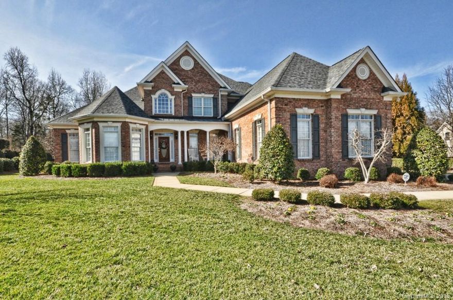 4th Bedroom easily added by installing closet door at bonus room up and using huge sunroom down for bonus room Picture prefect! Absolutely shows like new w/ fabulous huge sun room off back overlooking private wooded area. Master on main. Note: All very large bedrooms. Elegant cabinetry by Eudy w/ granite tops. 10' ceiling 1st floor, 9" 2nd. Luxury master suite  w/ trey ceiling and rope lighting. Full size Jacuzzi plus sep. shower. Open plan. Living room easily converted to office on main.