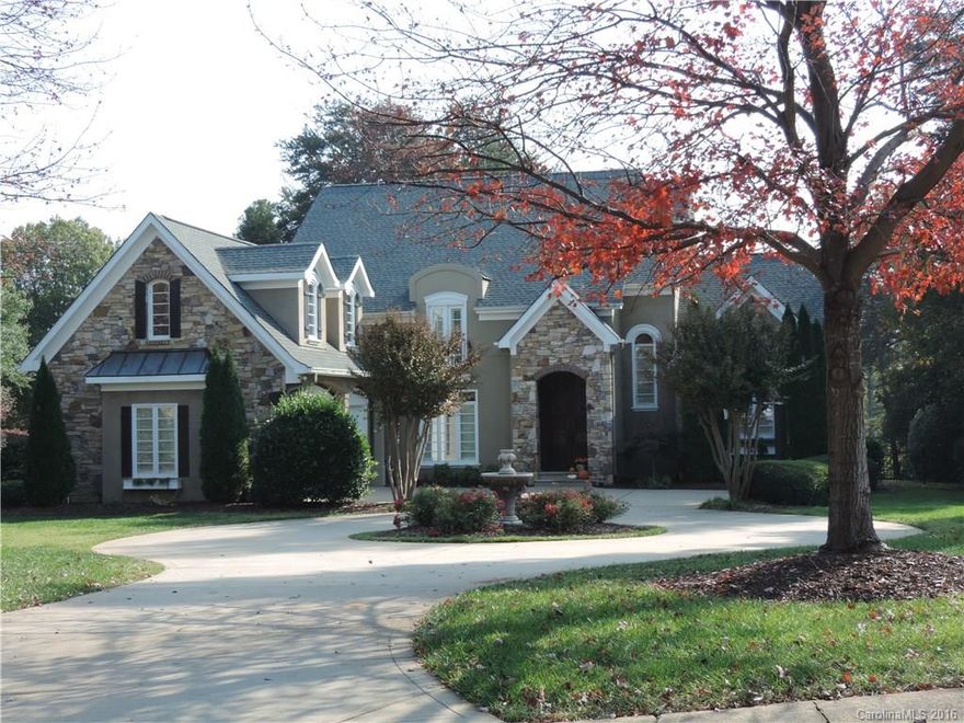 Beautiful custom home located on the golf course (18th tee). NEW ROOF JUST INSTALLED NOV 2016. Cherry cabinetry, upgraded kitchen, stainless steel appliances to include built-in coffee machine, Brazilian cherry flooring inlays,  large  porch with stone patio, outdoor built-in grill with fire pit/stone table, iron staircase railing, custom front door, remodeled 2nd floor bonus room, updated, Master on main, claw tub, plantation shutters,
 Walk Through Tour: https://youtu.be/E9UWMoRUWos
