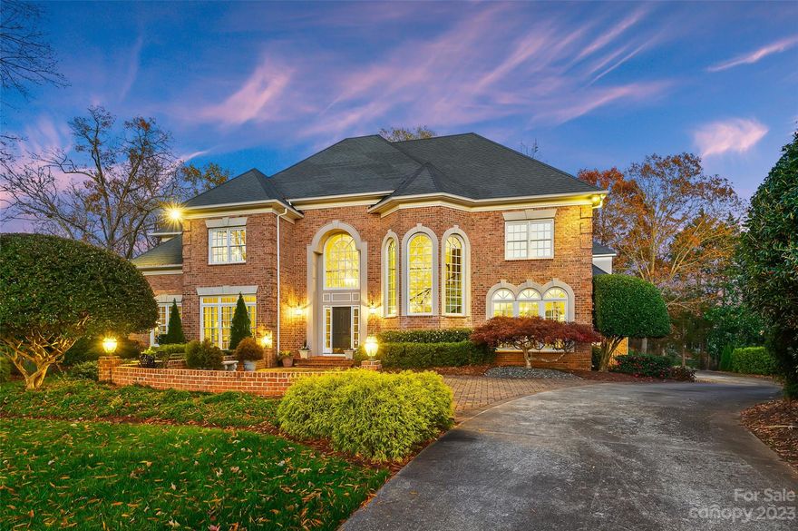 PERFECTION-PIPER GLEN-Dramatic Interior offers Timeless Elegance.  Amazing Panoramic Views of 8th Fairway! This CLASSIC  HOME OFFERS CUSTOM DETAILS THROUGHOUT--A Chef's Dream w/Wolf Gas Cooktop, Subzero,  White Custom Cabinetry, Center Island, Breakfast Bar & MORE--Stunning Breakfast has Vaulted Ceiling & Opens to Expansive Deck Overlooking  Beautifully Landscaped Yard! Elegant Formal Dining & Living & Charming Sunroom. Don't Miss-  Convenient Private Guest on Main. Stunning Floating Staircase Ascends to Upper Level to Expansive Primary with ELEGANT BATH & Generous Dressing Areas. BONUS/BILLIARD Is Ideal! PLUS EXPANSIVE SECONDARY BEDROOMS & Great Storage. DON'T MISS - Private Exercise/Office on Basement Level. Conveniently located on Quiet Cul De Sac  with Easy Stroll to Country Club! Convenient to Trader Joes, Starbucks, Greenway, Stonecrest's Shops, Restaurants  & I485. An Amazing Opportunity in Popular Piper Glen! WELCOME HOME!