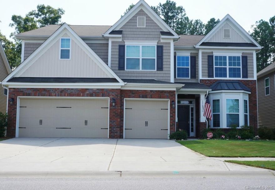 Upgrades are an understatement in this 5 BR/4 BA one of a kind floor plan w/3 car garage. Home is like new & builder warranty transfers. Grand 2 sty foyer & living rm, hardwoods thru most of 1st flr. Grmt kitchen w massive island, dbl ovens, pullout drawers & subway tile. Custom built ins around F/P & mudroom. Coffered ceiling in DR, custom paint throughout. Study on 1st can be guest rm. Lg bedrooms & loft upstairs. Enjoy a fenced wooded lot w extended custom patio, fire pit & accent stone wall.