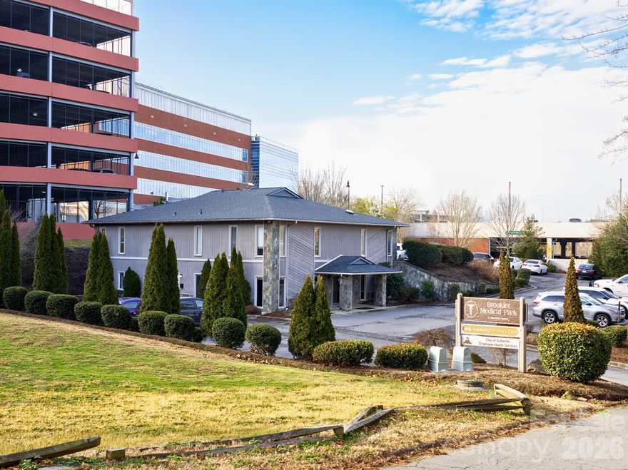 Investment or Owner-user opportunity. This ±4,928 SF medical office with ample on site parking offers a functional, well-appointed layout ideal for healthcare providers seeking a turnkey space in a highly accessible location conveniently located just off of Biltmore Ave. Zoned INST (Institutional), the property is well-suited for a variety of medical and related institutional uses. Conveniently positioned just off I-40 and I-26, it provides quick access to Mission Hospital, AdventHealth Asheville, and other major healthcare facilities, making it an excellent choice for practices looking to be near established medical hubs.