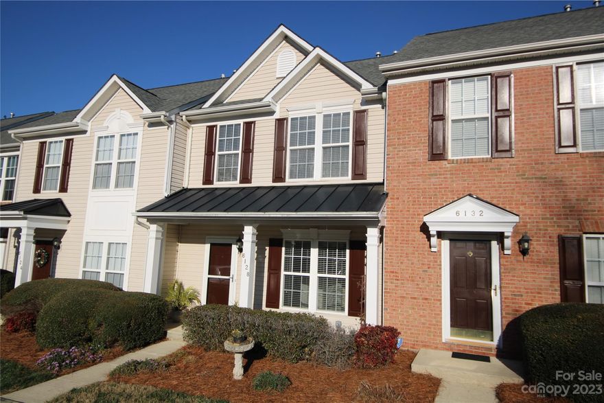 Desirable unit with front porch in the popular community of Parkside in Stallings.  Kitchen has a ton of cabinets and new stainless steel appliances in 2017.  Primary bedroom has tray ceiling, ceiling fan and large walk in closet.  Large patio with privacy fencing and an outdoor storage area.  A/C was replaced in 2021.  Storm doors on front & back doors.  Outstanding location, very close to I-485, with shopping, restaurant's and easy access to I-85 & I-77.  Established community with beautiful gazebo and walking trails that lead to Stallings park.  Great opportunity to live in the sought after area of Matthews, but enjoy the tax benefit of being just over the line in Union county. Monthly HOA fee includes: water, Sewer, trash removal and Lawn maintenance. 
Showings begin on this listing Saturday January 13th.