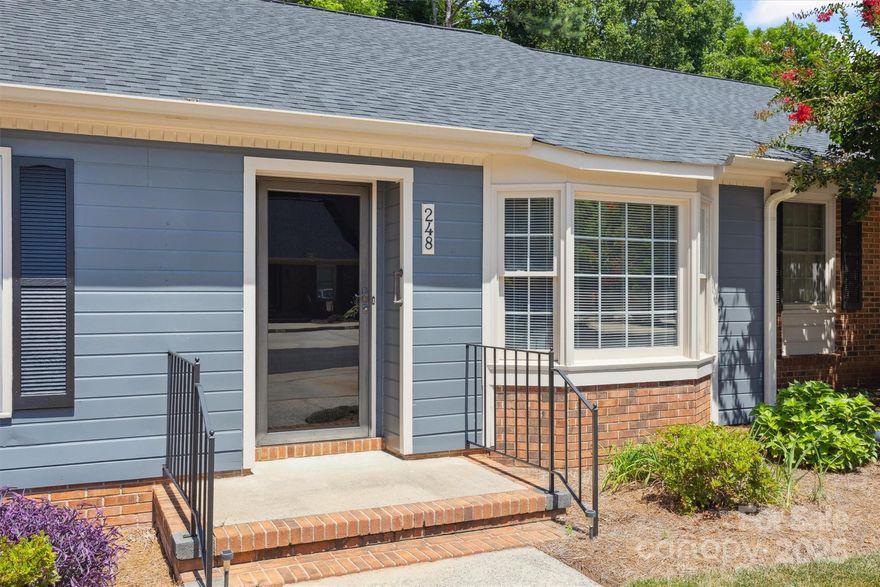 Back on market - no fault of seller. This move-in ready Rock Hill condo is waiting for its new owner!  In the quaint neighborhood of Olde Pointe, you will find a 2 bedroom, 2 bathroom condo with a beautiful bay window, easy accessibility, a large living and dining area, a generously spaced kitchen and a charming screened porch.  And, wait until you see the large storage room off of the porch!  The laundry room is off the kitchen but separated by double doors and the washer and dryer, as well as other updated appliances do convey with the home.  The lower HOA monthly fee covers the roof and exterior areas of the home, pest control and even maintenance of fire alarms and smoke detectors inside.  New roof and gutters were installed last October. This condo is near the hospital, shops, stores, workplaces and not far from downtown Rock Hill.  This condo won’t last long, so message me or Todd for more details!