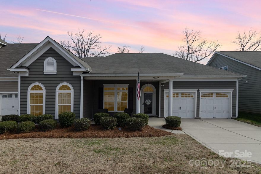 Welcome to 15727 Kiser Corner Ln, a charming 3-bed, 2-bath home in Davidson, NC. This 2,679 sq ft home blends modern style with classic appeal. The open concept living area features hardwood floors and abundant natural light. The kitchen boasts granite countertops, stainless steel appliances, and a large island—perfect for entertaining. The main-floor primary suite offers a walk-in closet. Upstairs, you'll find a versatile bonus room with a large walk-in closet. Additional highlights include a private backyard, a two-car garage, and a whole-home generator. Conveniently located near top-rated schools, parks, and vibrant downtown Davidson.