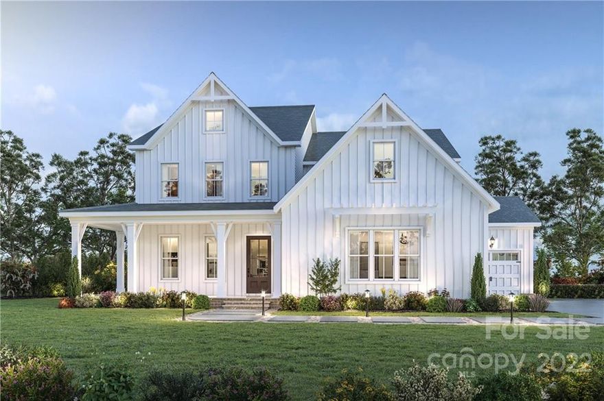 New construction LKN area! Enter this Craftsman Style home thru its large wrap around porch, move past the foyer into the Great Room which opens into the Chefs Kitchen w/island and SS appliance package. Min floor also has a Main level guest Suite.  Other features a 3-car garage, granite throughout and a large Owners Suite with his & hers WIC's. The upper floor features additional bedrooms, loft area and an office. Harbor Oaks in Denver, NC boasts great schools and an easy commute to Charlotte.