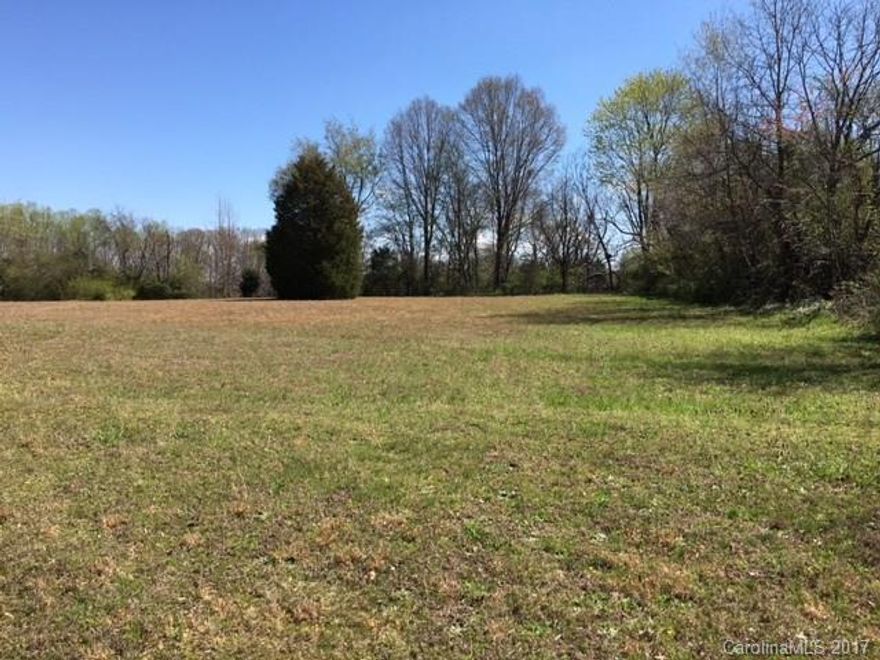 Builders take note ! Nice Large level clear lots (half acre +/-) .  No extra costs involved to cut any trees etc.  There are 2 lots for sale side by side for the same price.  First lot on right is smaller (.46 acre), second lot is .51 acre (beside brick home). City water/sewer provided by the City of Landis. Hook up is $2000 for each ( total of $4000). 1 Minute away from the  Landis elementary school and close and convenient to I-85.  Only a residential home permitted. Buyer to verify lot size.