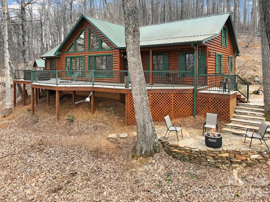 BY APPOINTMENT ONLY! YOU MUST BE ACCOMPANIED BY A LICENCED AGENT! 
Tucked away in the breathtaking Western North Carolina mountains at an elevation of 3,600 feet, this beautifully updated cabin offers the perfect blend of rustic charm and modern convenience. Surrounded by serene natural beauty and long-range mountain views, the property has been thoughtfully enhanced with a wide range of new upgrades designed for comfort, functionality, and outdoor enjoyment.

Inside, the home features newly installed central air conditioning and a full suite of all-new appliances, bringing modern efficiency and style to the heart of the home. Whether you're preparing a quiet meal or entertaining guests, the updated kitchen and living spaces are designed for both comfort and convenience. Step outside from the primary bedroom onto a private retreat where a brand-new hot tub awaits—ideal for relaxing under the stars after a day of mountain adventures.

For those who value workspace and storage, the impressive three-bay garage is a standout feature. It includes a fully equipped shop complete with a hydraulic lift, air compressor, and a plumbed bathroom, making it perfect for automotive enthusiasts, hobbyists, or anyone in need of a versatile workspace.

The property continues to impress with a separate garden shed housing a Polaris side-by-side vehicle, offering easy access to explore the surrounding terrain. A newly paved driveway and road lead you through the property, while a new gate adds both privacy and curb appeal.

Outdoor living is elevated with a stunning new flagstone patio, complete with a smokeless fire pit—perfect for cozy evenings and entertaining guests. Additional updates include a new well pump, upgraded breaker box, and Starlink high-speed internet, ensuring modern reliability even in this peaceful mountain setting.

This exceptional mountain cabin is a rare find, combining seclusion, luxury upgrades, and practical amenities in one remarkable property.
