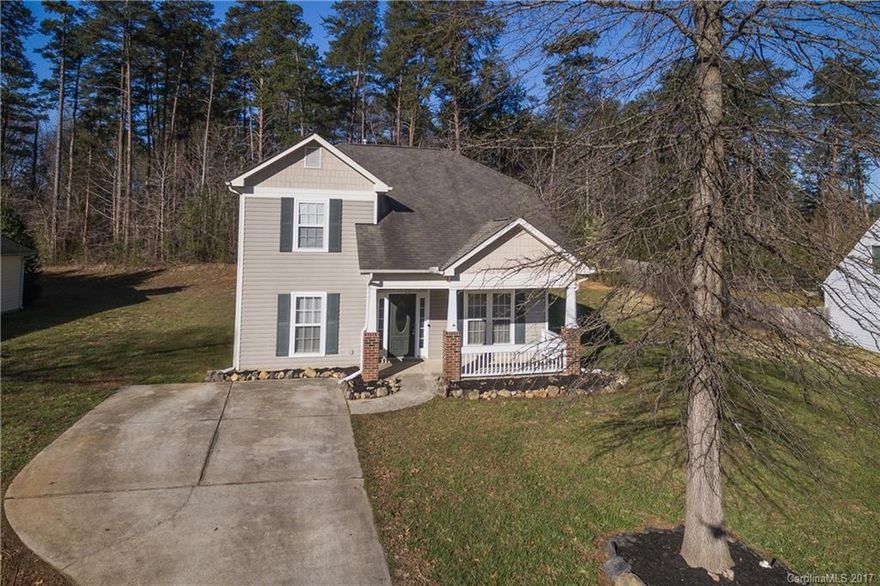 Enjoy this terrific home in a great location just minutes away from Huntersville and Uptown Charlotte. This home has a wonderful living area with high ceilings and plenty of room to spread out. A unique find with the master on the main makes this property a must see. All new paint. The kitchen has an area for a breakfast table and brand new microwave. The upstairs bedrooms have plenty of space for quests along with storage. There is a larger sized bathroom that separates the bedrooms. Loft too!