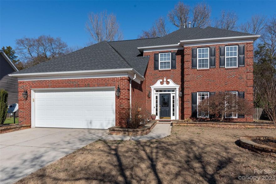 Spectacular Brick Front with 4-Bedroom and 2.5 Bathroom, Fenced Backyard with sprawling Deck with Brick Patio, Hardwood on Entry opens to Living Room & Dinning, KITCHEN Appliances replaced in 2020, Center Island, smooth countertops & sparkling Backsplash, across from Butler area, Open to Great Room with Cozy Fireplace! Home is immaculately maintained and has tons of upgrades! Kitchen featuring 42"cabinets, newer countertops, ONYX Backsplash, Replaced built-in Appliances in 2020, Center Island for additional seating & Eat-In-Kitchen, Roof replaced in 2018 & water Heater Tank, 2021 both HVAC's replaced, 5 ceiling fans; Primary Suite w Tray Ceiling; Upgraded Primary Bathroom in 2020; Soaking tub, Seamless Shower, vanity & gleaming tile, 3 secondary spacious bedrooms, The community has great amenities including a Pool, Clubhouse, Walking Trails and 2 Playgrounds! The Two-Car Garage has Extra Storage Space. Conveniently Located Close To Schools, Parks, Shopping, Mall and Dining!