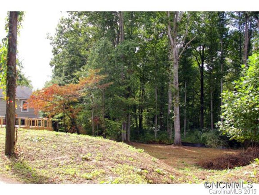 Fantastic Downtown Brevard Lot. Great building spot on large downtown parcel with a creek in the back yard. Private wooded property with mature trees. Perfect for your dream home all within a short distance to downtown shopping, dining and bike paths.