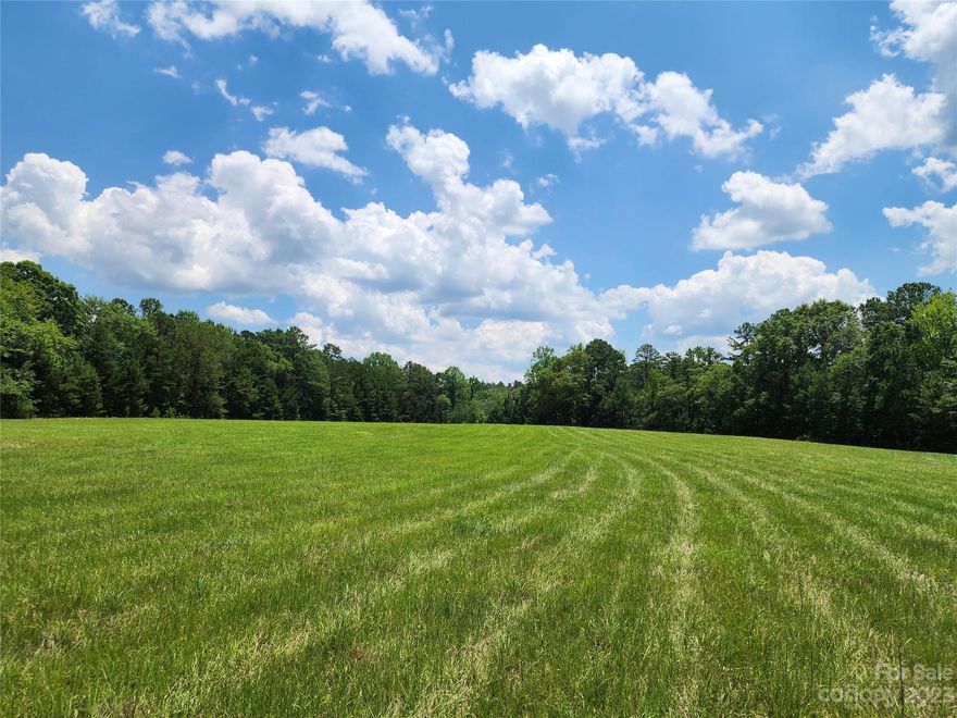 17 +/- private and secluded acres with almost 10 acres of cleared Bahia pasture land less than 1 mile from I-77 exit 73. If you have been searching & searching for land suitable for a country estate with existing pasture for equestrian or livestock use, but need to be close to I-77 for easy access, you need to see this stunning property. The rear of the property touches a nice pond and all 4 sides of the property are heavily wooded for privacy. The driveway is in place, just decide if you build your Estate home in the front or rear of the property &where to put your barn. If you want to build several homes, per zoning it may be possible to build up to 6 homes. Plenty of wildlife provides hunting opportunities as well, so hunt now and build later. The property is about 20 miles from Charlotte via I-77 and less than 1 hour from Columbia. This hard to find property is zoned RUD with roughly 700 feet of road frontage and is the perfect location for your private estate or family compound.
