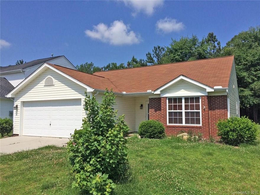 3 Bedroom, 2 Bathroom, Well maintained Ranch style home two-car attached garage.  Open living room and kitchen.  Convenient to I-77, dining, and shopping.