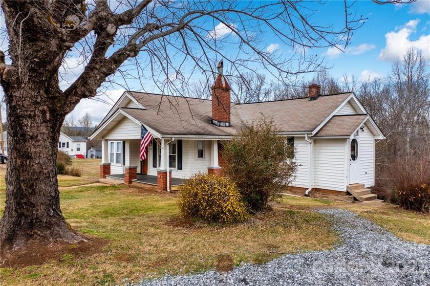 Beautifully renovated Three Bedroom wo Bath home on approximately 5.34 acres. This cottage/craftsman style home begins with a wrap around front porch. Notice the new composite decking. Step inside to a grat floor plan that combines the the perfect balance of open concept and separation.  The home features three full sized bedrooms and two bathrooms. Renovations include an updated kitchen, custom tiled bathrooms, refinished flooring, new fixtures and paint throughout. What a tasteful renovation.  Everything you need is on one floor.  Enjoy a level front yard. Behind the home enjoy lots of property for all of your outdoor activities. Home is just minutes from Lake James, trails and parks.