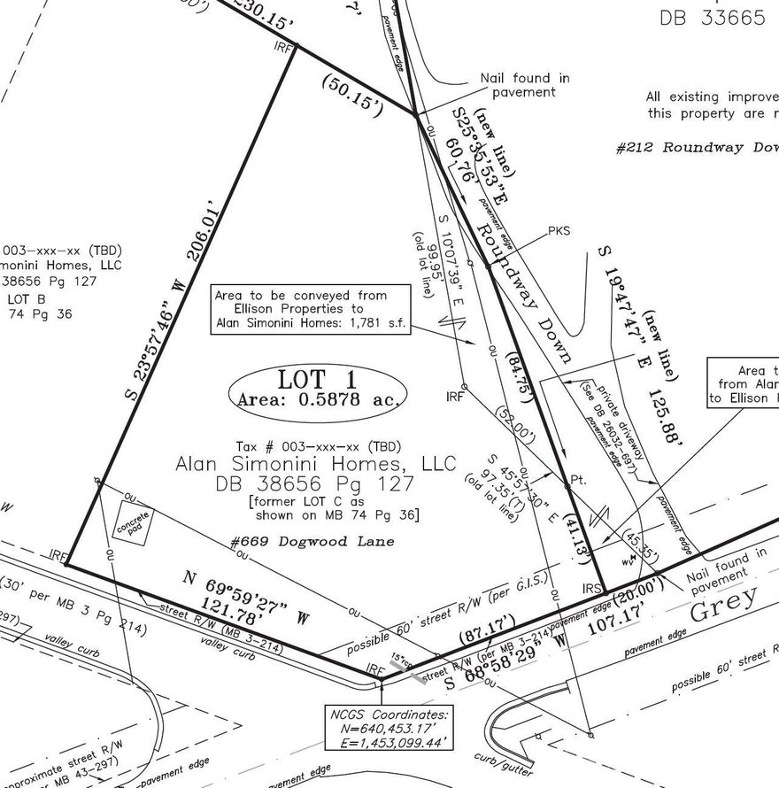 Opportunity to build in the heart of Davidson. Centrally situated within walking distance to town and Davidson University. Home required to be built by Alan Simonini Homes, one of Charlotte's premier home builders with attention to detail, building luxury homes in the Charlotte area for more than 50 years. Tax value currently unavailable, lot was subdivided and doesn't reflect new lot lines. Buyer may choose to build one of our plans, tweak one of our plans, or work with a House Designer/Architect to have a custom home plan designed. Proposed build on this lot listed as MLS #4209183.