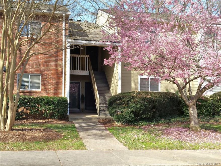 Spacious garden unit within minutes of South Park Mall. Open floor plan. Wood burning fireplace in living room. Roomy Kitchen with glazed cabinets & island/eating bar. Granite counter tops being installed & should be complete by 2/16/17. Nice view of wooded area from balcony deck. Condo has been well maintained. Great investment in a "hot" area of Charlotte that is convenient to schools, shopping, major roads. **OFFER HAS BEEN VERBALLY ACCEPTED, AWAITING FINAL SIGNATURES & INITIALS 2/21/17.**