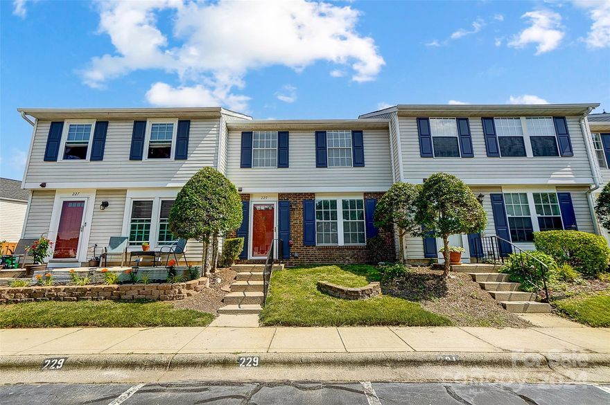 Welcome to 229 Water Oak, a charming 3-bedroom, 2.5-bath townhouse in the heart of Pineville, NC. This beautifully maintained home offers a spacious and open floor plan, perfect for modern living. The main level features a bright living area, a well-appointed kitchen with stainless steel appliances and granite countertops, and a cozy dining space. Upstairs, the primary suite boasts a walk-in closet and an en-suite bathroom. Two additional bedrooms and a full bath provide ample space for family or guests. Enjoy outdoor living on the private patio, ideal for relaxing or entertaining. Conveniently located near shops and restaurants, this townhouse combines comfort and convenience in a desirable community. Don't miss the opportunity to make 229 Water Oak your new home!