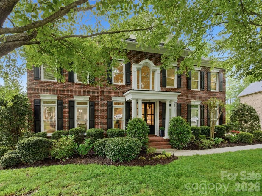 Welcome home to this stunning all-brick Windsor floorplan in sought-after Charlotte, NC, offering luxury living, functional design, and exceptional space in one of the area’s most desirable communities.
Step inside to a grand two-story foyer that creates an impressive first impression, flanked by elegant formal living and dining rooms—perfect for entertaining. The open-concept kitchen and great room is the heart of the home, featuring built-in bookcases, a cozy fireplace, and seamless flow for everyday living. The chef’s kitchen is equipped with a 6-burner gas cooktop, double wall ovens, abundant cabinetry, updated lighting, two pantries, and expansive counter space—ideal for cooking and hosting.
The main level showcases hardwood floors throughout, while the upper level features new carpet and generous storage options across the home. Upstairs, you’ll find four spacious bedrooms, each with direct bathroom access, offering comfort and privacy. The luxurious primary suite includes a vaulted ceiling, dual walk-in closets, separate vanities, tile flooring, and a versatile keeping room—perfect as a home office, nursery, or private retreat.
The third floor bonus level expands your living space with a large bonus room, full bath, private office, and flexible area that can serve as a 5th bedroom, media room, or playroom, plus finished walk-in storage.
Enjoy outdoor living in the flat, fenced backyard featuring a TREX deck, patio with firepit, and a charming side screened-in porch—perfect for relaxing or entertaining year-round. Additional upgrades include wrought iron spindles, surround sound in the great room, plantation shutters in kitchen/greatroom areas, and more.
Located in the highly desirable Brookhaven community in Charlotte, residents enjoy amenity-rich living, neighborhood events, and access to top-rated schools. Showings start 4/16