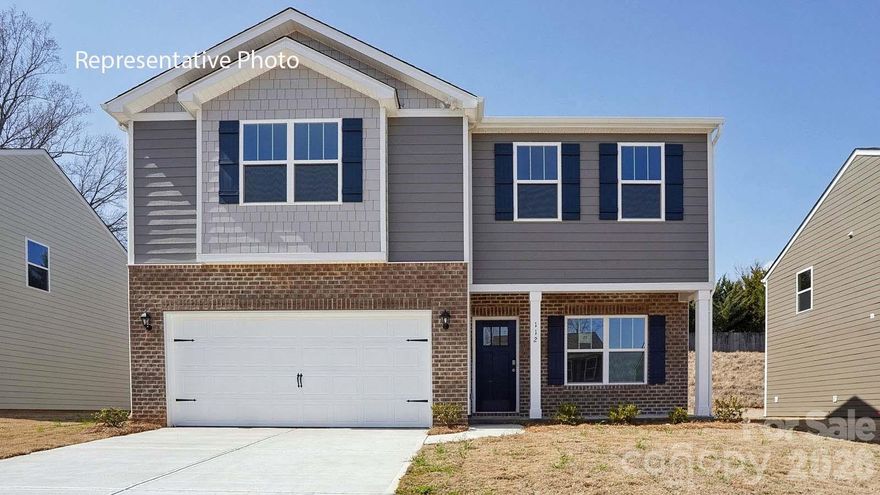 The Penwell is a spacious & modern 2 story home designed w/ open concept living in mind. This home features 3 bedrooms, an open upstairs loft, 2.5 bathrooms & a 2 car garage, making it perfect for your new home. Upon entering the home, you'll be greeted by an inviting foyer along with a flex space that leads directly into the heart of the home: the great room. This impressive space features a living room, dining area, & well-appointed kitchen. The kitchen is equipped w/ a pantry, stainless steel appliances, & a large island, making it perfect for both cooking & casual dining. Your stairs are tucked away in the back of the home. Home also features a large primary suite, complete w/ an oversized walk-in closet & en suite bathroom featuring dual vanities & a spacious shower. The additional bedrooms share a full bath that includes dual vanities.