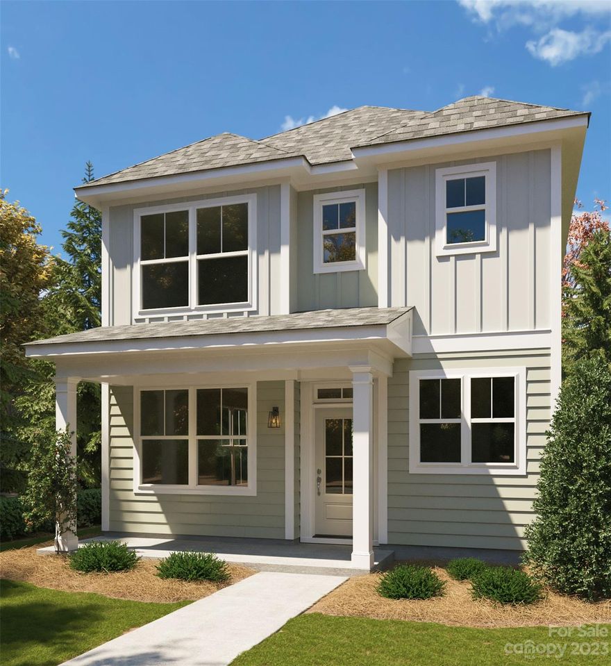 New Construction! This 3 bedroom / 2.5 bathroom home has everything you are looking for & more in 1,570 square feet. The kitchen has a great amount of quartz counter space with an island that overlooks the dining area & living room; talk about open-concept! The shaker soft-close cabinets pair perfectly with the stainless steel appliances, tile backsplash & warm LVP floors. The sink is centered under a large window. The mud room leads to the backyard. No wasted space in this home, access to storage under the stairs. When you head upstairs, there is a desk area; perfect for working from home, crafts, gaming, etc. The LVP continues upstairs, no carpet in this home. The primary suite has a spacious walk-in closet & double quartz vanity. All bedrooms are upstairs with the laundry, so convenient. Use Caution home is under construction. $2,500 preferred lender credit. Estimated ready in mid January. There is a storm drain easement along the back of the property. Built by Red Cedar Homes