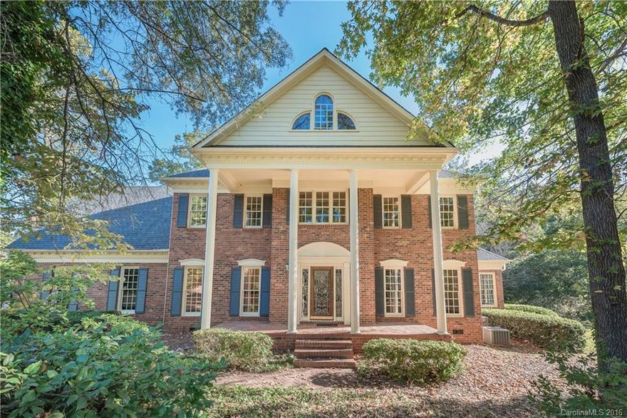 Amazing one owner custom home in one of Rock Hill’s prestigious neighborhoods, Harlinsdale. Great location & tons of square footage. This all brick 3-story home features: Grand foyer entrance w/ large formal DR & LR w/ beautiful columns, huge kitchen w/ center island w/ breakfast bar, dining area w/ bay window overlooking magnificent 3-tier deck & private back yard, spacious master w/ sitting room, stone fireplace in GR, wet bar, & breath-taking sunroom. 5BR, 3.5 BA. 1yr home warranty included!!